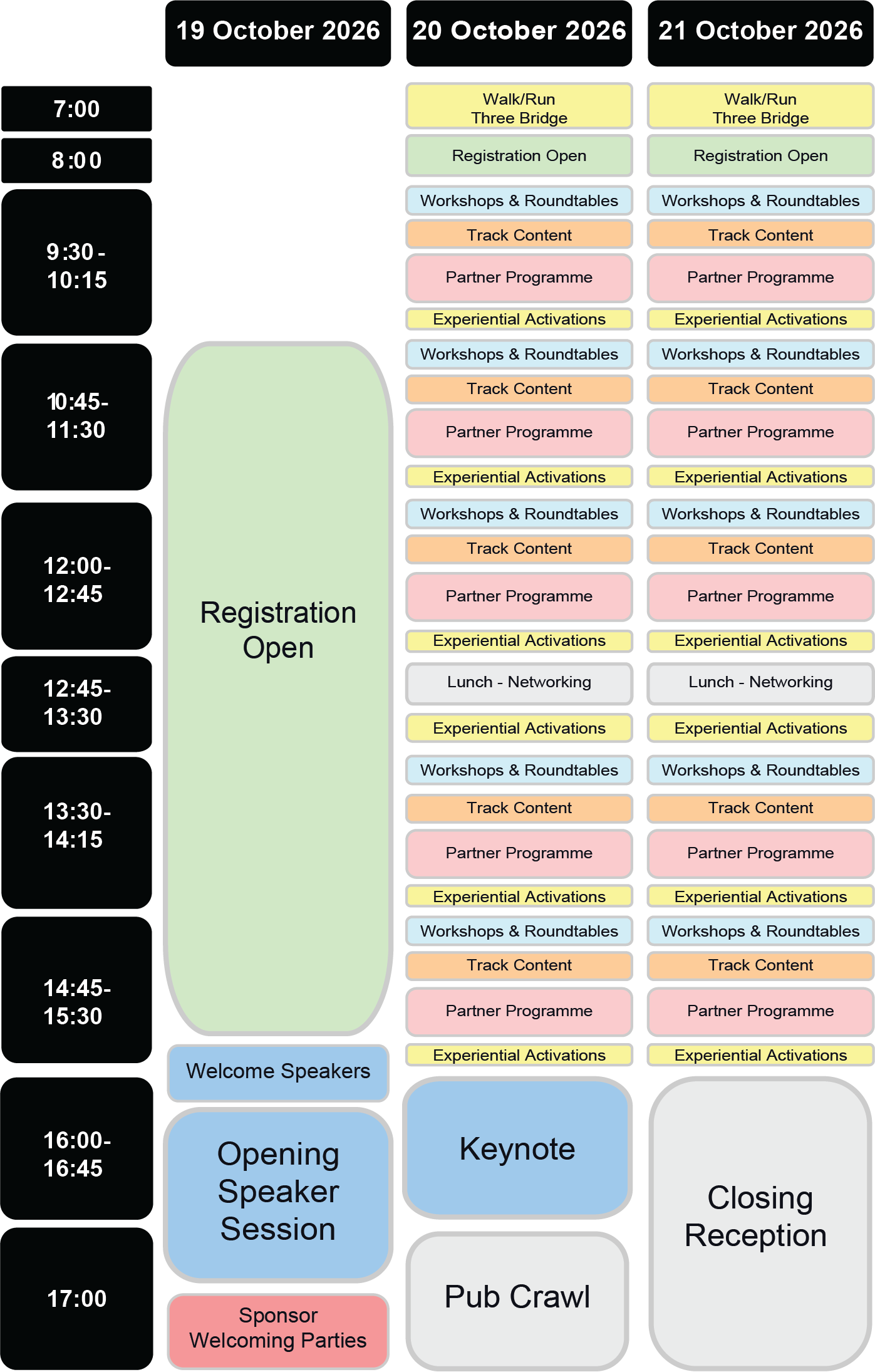 Futura Event Schedule, 19-21, October 2026. Limerick Ireland Futura Event Schedule, 19-21, October 2026. Limerick Ireland