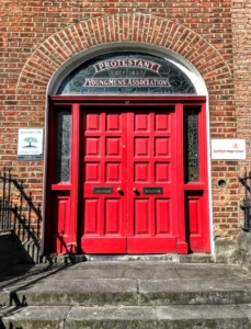 No 97 OConnell Street, PYMA door, Patrick Comerford, 2017